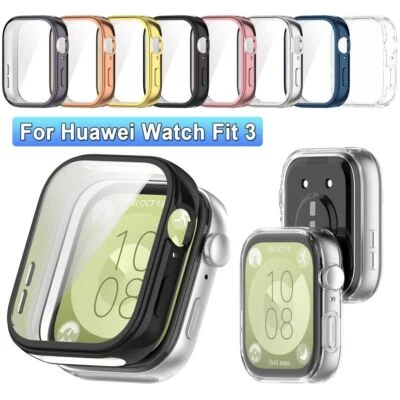 Smart TPU Case Bumper Protective Shell Screen Protector for Huawei Watch Fit 3