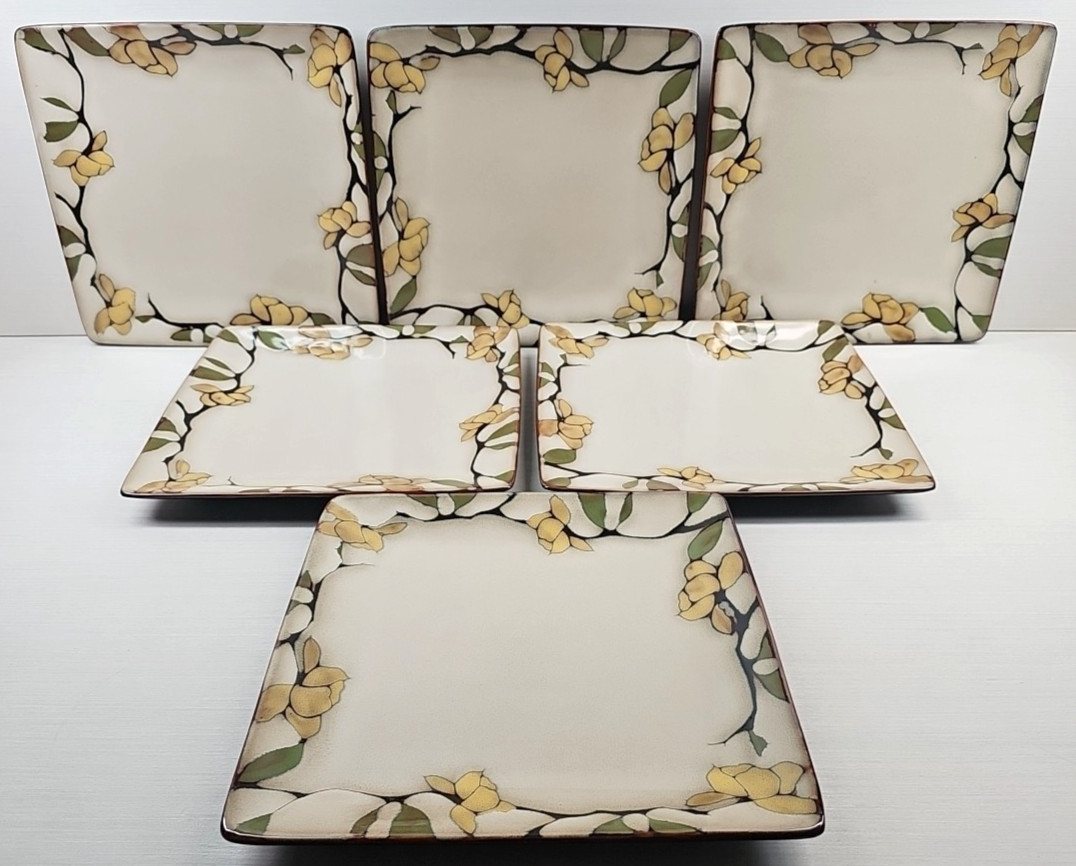 Gourmet Basics Floral Dining Dishes Lot