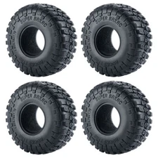 Tire Tyre 120MM OD Black for 1/10 RC 1.9" Wheel Rims Axial SCX10 II 90046 Car