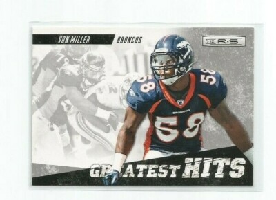 VON MILLER (Denver Broncos) 2012 PANINI R & S GREATEST HITS INSERT #6 