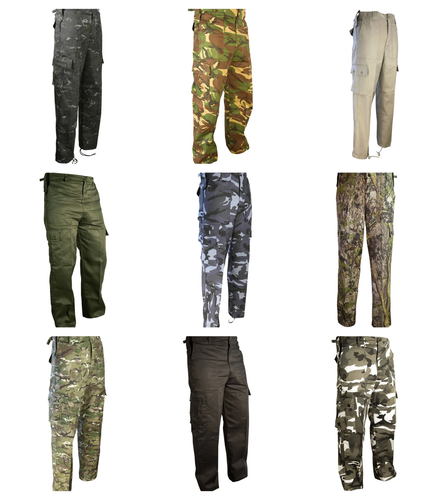 Tactical Mens Army Military Cargo Combat Trousers Camo Camouflage Pants - 第 1/66 張圖片