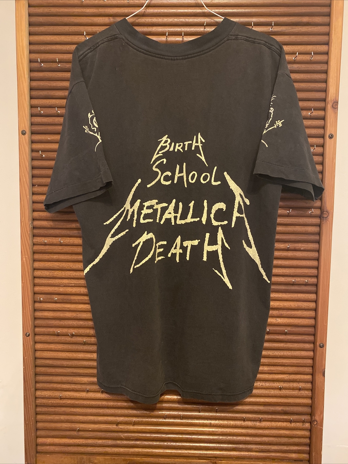Metallica Metal Creeping Death Pendant On A Black Cord
