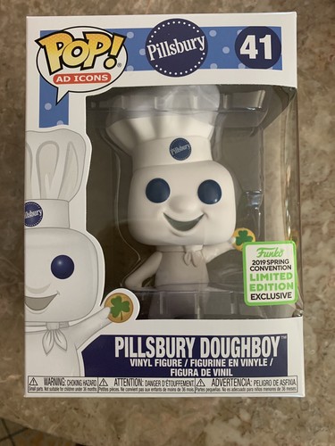 Funko Pop Ad Icons 41 Pillsbury Doughboy 2019 ECCC Exclusive Funko Pop Ad Icons 41 Pillsbury Doughboy 2019 ECCC Exclusive | Funko Pop | 2 Funko Pop Ad Icons 41 Pillsbury Doughboy 2019 ECCC Exclusive | Funko Pop