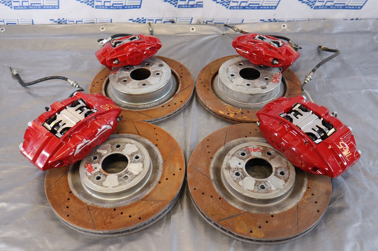 q50 akebono brakes