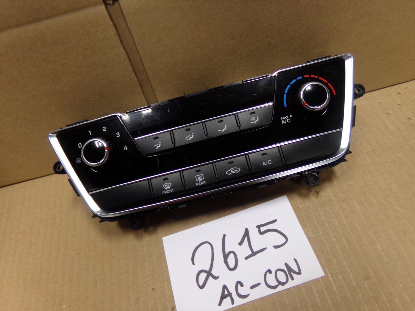 2015 2016 Hyundai Sonata AC and Heater Control Used Stock #2615-AC 