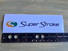 Selten neu SuperStroke Super Stroke Karneval Putter Griff Aufkleber Voodoo Birdie