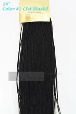 Afro Beauty Collection 100% Human Natural Braided 14" Track Bundle Hair