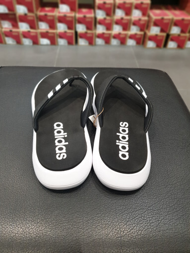 adidas Comfort Mens Unisex Flip Flops Black ✓Multiple Sizes