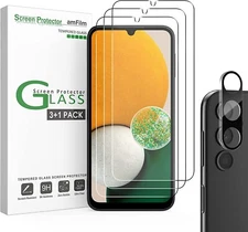 3+1 amFilm for Samsung Galaxy A24 5G Tempered Glass Screen and Camera Protector