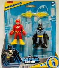NIB Fisher-Price Imaginext DC Super Friends Batman & The Flash Figure toys