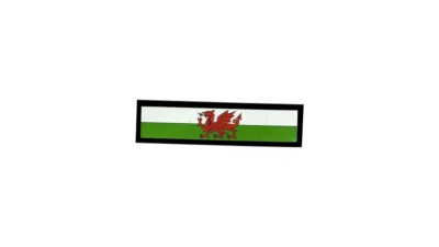 Patch Aufnäher Stickerei Druck Reise Backpack Flagge Wales Walisisch