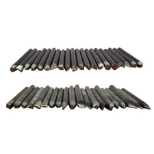 20 Pcs Steel Punches Flower Punch Stamp Set Jewelry Metal Craft Stamping Tools