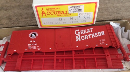 ACCURAIL HO 3363 Great Northern AAR 40' BOXCAR GN 18734 NUEVO EN CAJA | Zustand: New