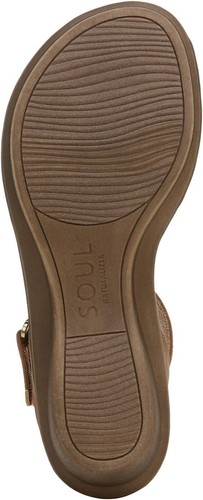 Sandalia informal SOUL Naturalizer verano para mujer caramelo suave talla EE. UU. 7,5 M - Imagen 5 de 5
