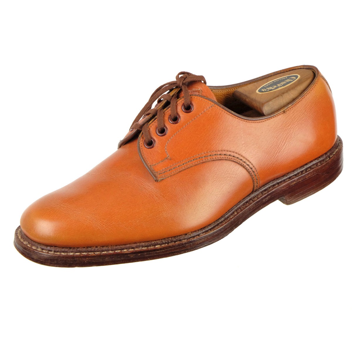 Tricker\'s Leather Wing Tip Oxford Shoes Size Crepe Sole size 8.5 Cambridge JS9518 Brogue Toecap Oxford City Shoe - Black  main image 2