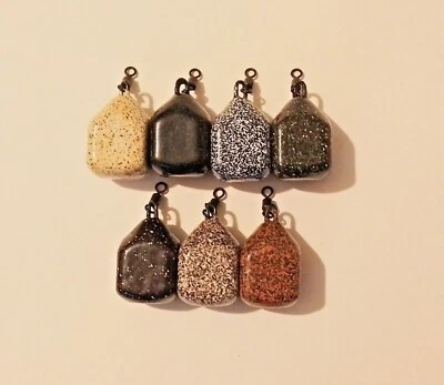 PB LEADS 10 x QUADRATISCHE BIRNE 2oz - 4oz Karpfenangeln Bleigewichte ROLLENDE SCHWENKEL glatt