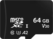 64GB Micro SD Card for Light Bulb Security Cameras, Wireless Outdoor Cameras, In