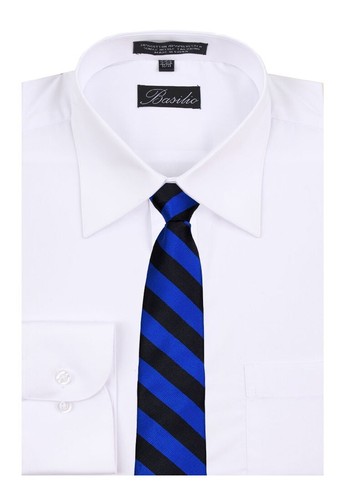 Boy's - Youth Royal and Black School College Striped Necktie - NWT - Picture 2 of 2