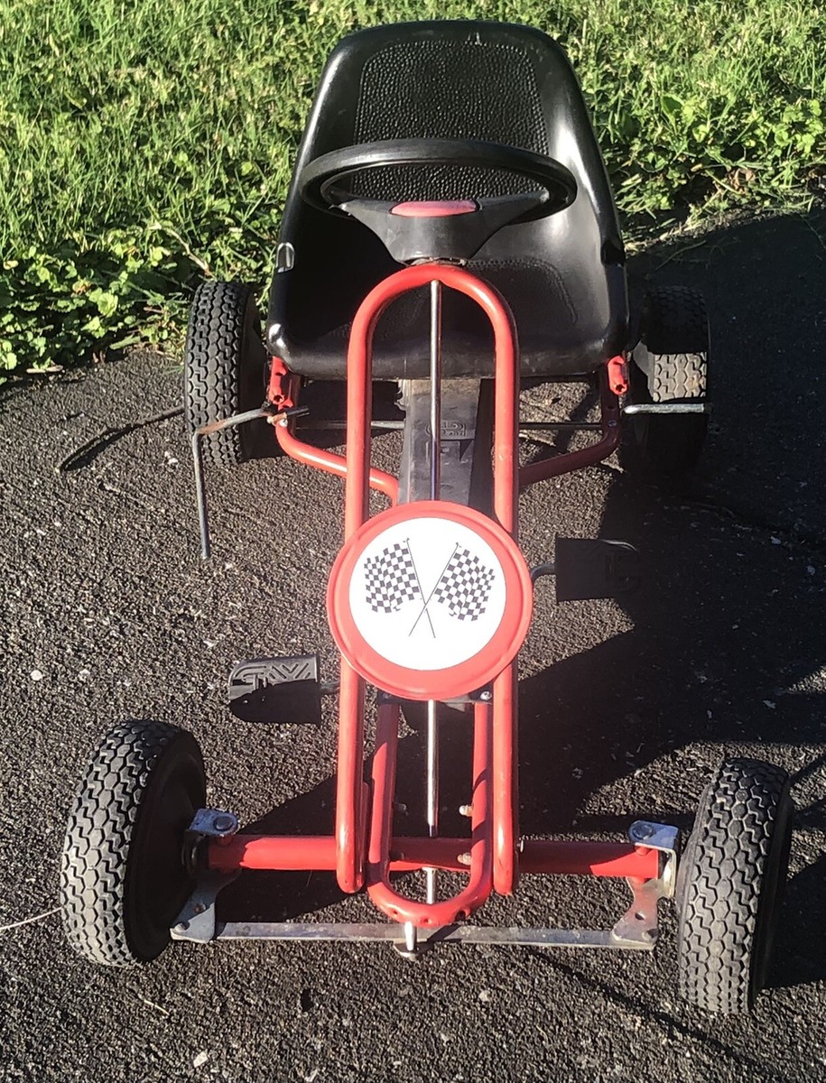 ORIGINAL RED KETTLER KETTCAR KIDS PEDAL RACE CAR - MADE IN