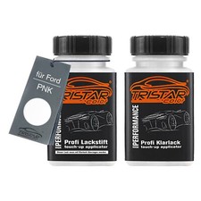 Autolack Lackstift Set für Ford PNK Diamond White Basislack Klarlack je 50ml