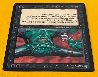 MTG JUZAM DJINN Arabian Nights (OldManMTG 009-188) | eBay MTG JUZAM DJINN Arabian Nights (OldManMTG 009-188) | eBay