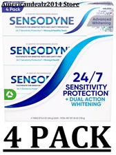 4 PACK - Sensodyne Advanced Whitening Toothpaste, 6.5 oz