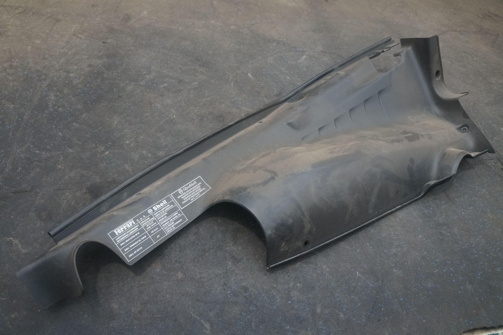 Rear Left Engine Cover Shield Guard Trim Panel 86258300 OEM Ferrari 488 GTB 2016