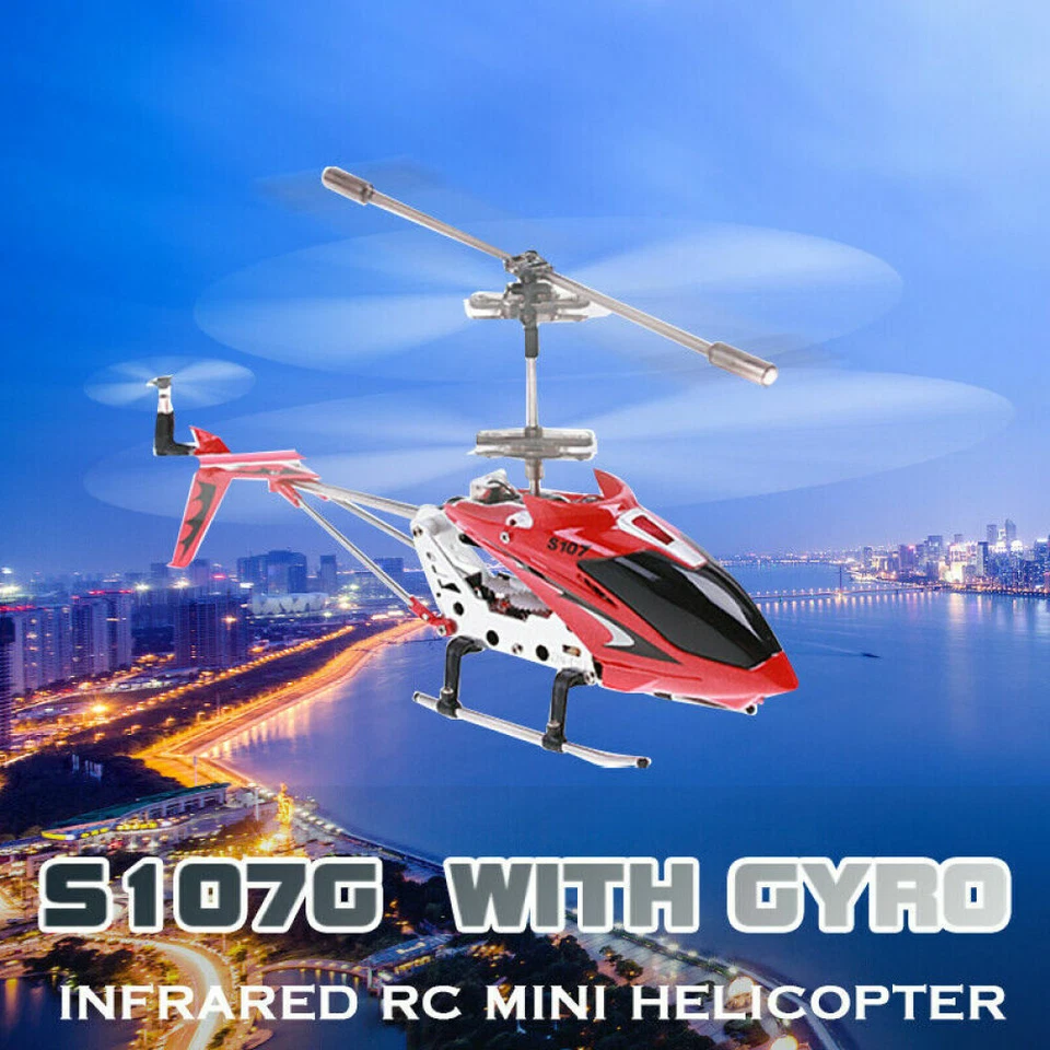 Syma S107 S107G RC Helicopter Phantom Metal 3.5CH Remote Control Toys with Gyro - Image 3 of 4