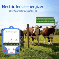 Electric Fence High Voltage Pulse Controller Shepherd Sheep Poultry Livestock