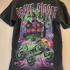 Vintage 1988 Grave Digger Race Team Monster Truck Black Unisex T-shirt S-5Xl