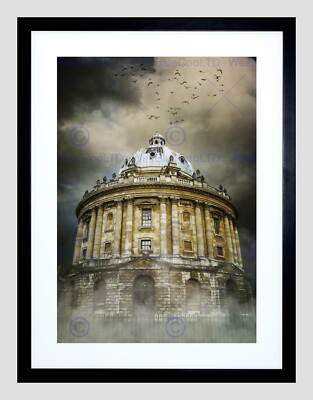 PHOTO LANDMARK COMPOSITION RADCLIFFE CAMERA OXFORD FRAMED ART PRINT B12X13106