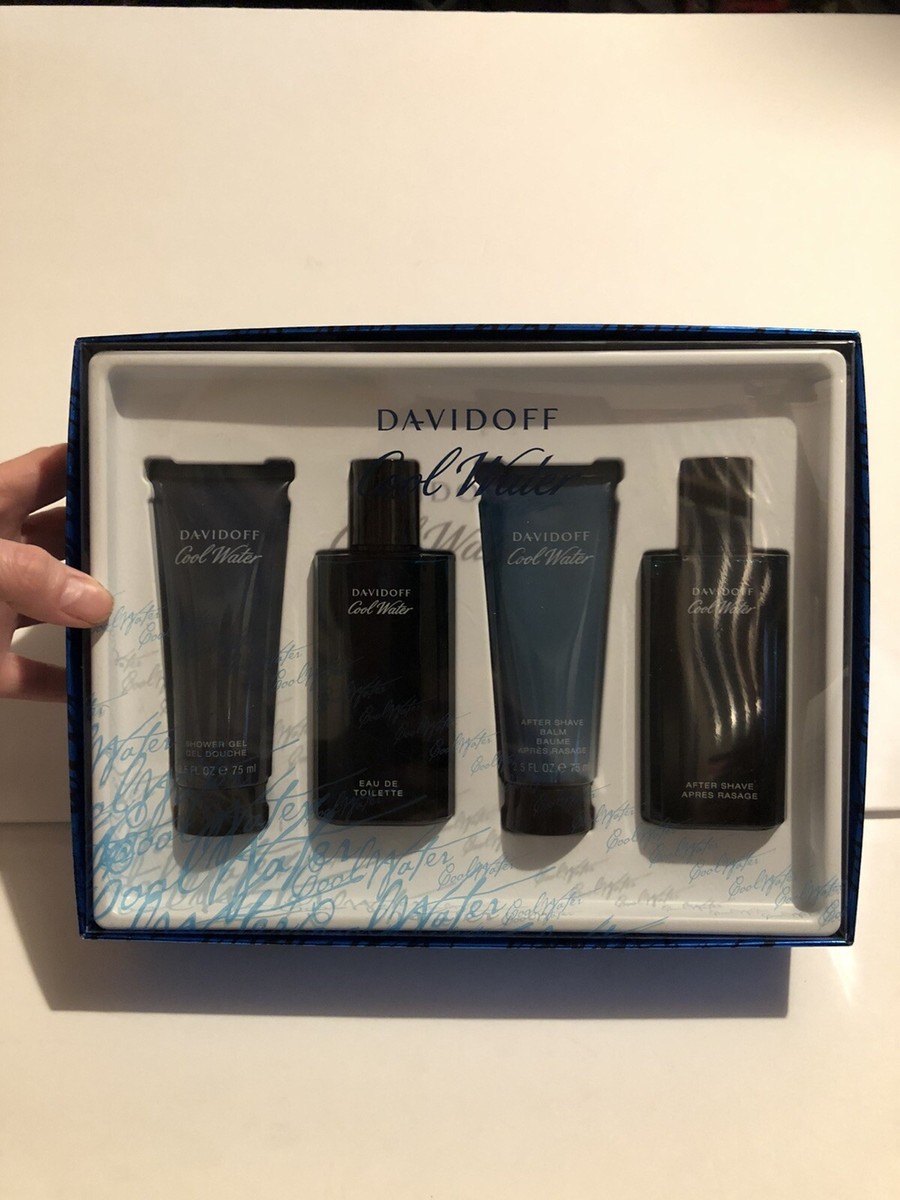 Davidoff Cool Water Cologne for Men Piece Gift Set