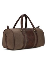 Large Genuine Leather Vintage Travel Holdall Weekend Cabin Duff Sports Bag