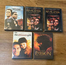    Faith-Based DVD Lot of 5 Christian Movies  Revelation, Passion of the Christ