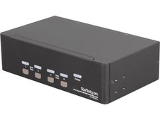 StarTech.com SV431DD2DUA Switch KVM doppio 4 porte con audio per computer DVI - B
