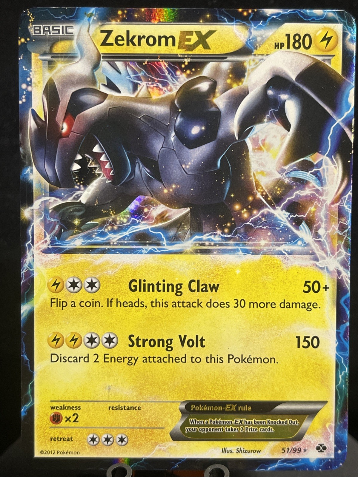 Zekrom EX - 51/99 - Pokemon Next Destinies Black & White