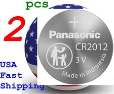 2 piece CR2012 LM2012 BR2012 2012 Panasonic bulk 3V Lithium Battery