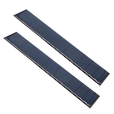 Reliable Power Source Set of Two Lightweight Solar Panels at 300mA Each
