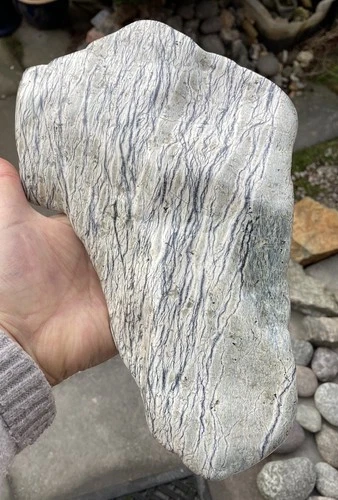 LOVELY LARGE HAND SIZED RHYNIE SCOTTISH SERPENTINE DISPLAY PIECE  HAND POLISHED