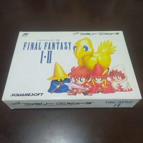 Final Fantasy I II 1 2 Nintendo Famicom FC Japan Import Retro RPG Bundle Box
