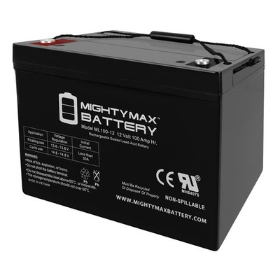 Mighty Max 12V 100Ah SLA Replacement Battery for AGM 641407
