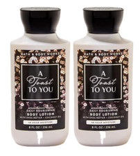 NEW  BATH  BODY WORKS LOT  A TOAST TO YOU  BODY LOTION  2 FULL-SIZE ITEMS