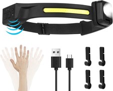 Romon Lampada Frontale LED, Torcia Frontale USB Lampada Led Ricaricabile 230°