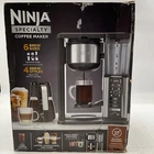 Ninja Specialty Coffee Maker Black Silver Fold-Away Frother Multi Brew Sizes