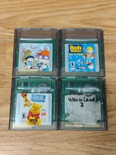 Wario Land 3, Rugrats, Winnie The Pooh, Bob Builder LOT Of 4 Game Boy Color GBC