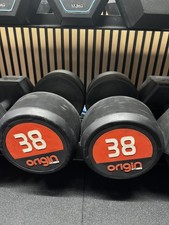 Origin Premium Rubber Dumbbell **Brand New**