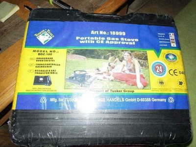 NEU Tusker BDZ.180 Transportabler Butan Koffer-Gaskocher Outdoor Camping Iwatani
