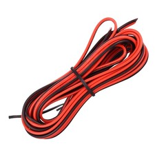 20 PER 3 METER RED BLACK ZIP WIRE AWG CABLE GROUND STRANDED COPPER CAR E6N9