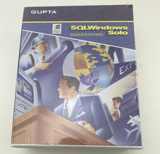 Vintage Computer Software Gupta SQLWindows Solo SQL Windows 5.0 3.5" Disks