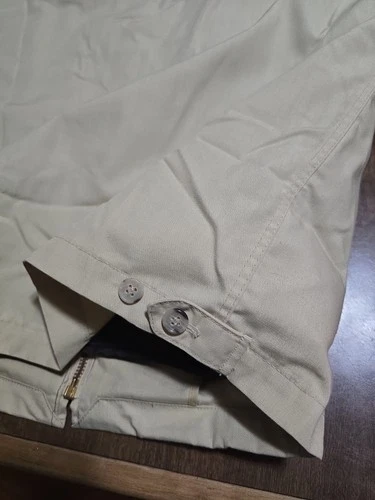 Vtg 70s London Fog Zip Jacket 36 Reg Celtic Cloth Bomber Removable Plush Liner image 7